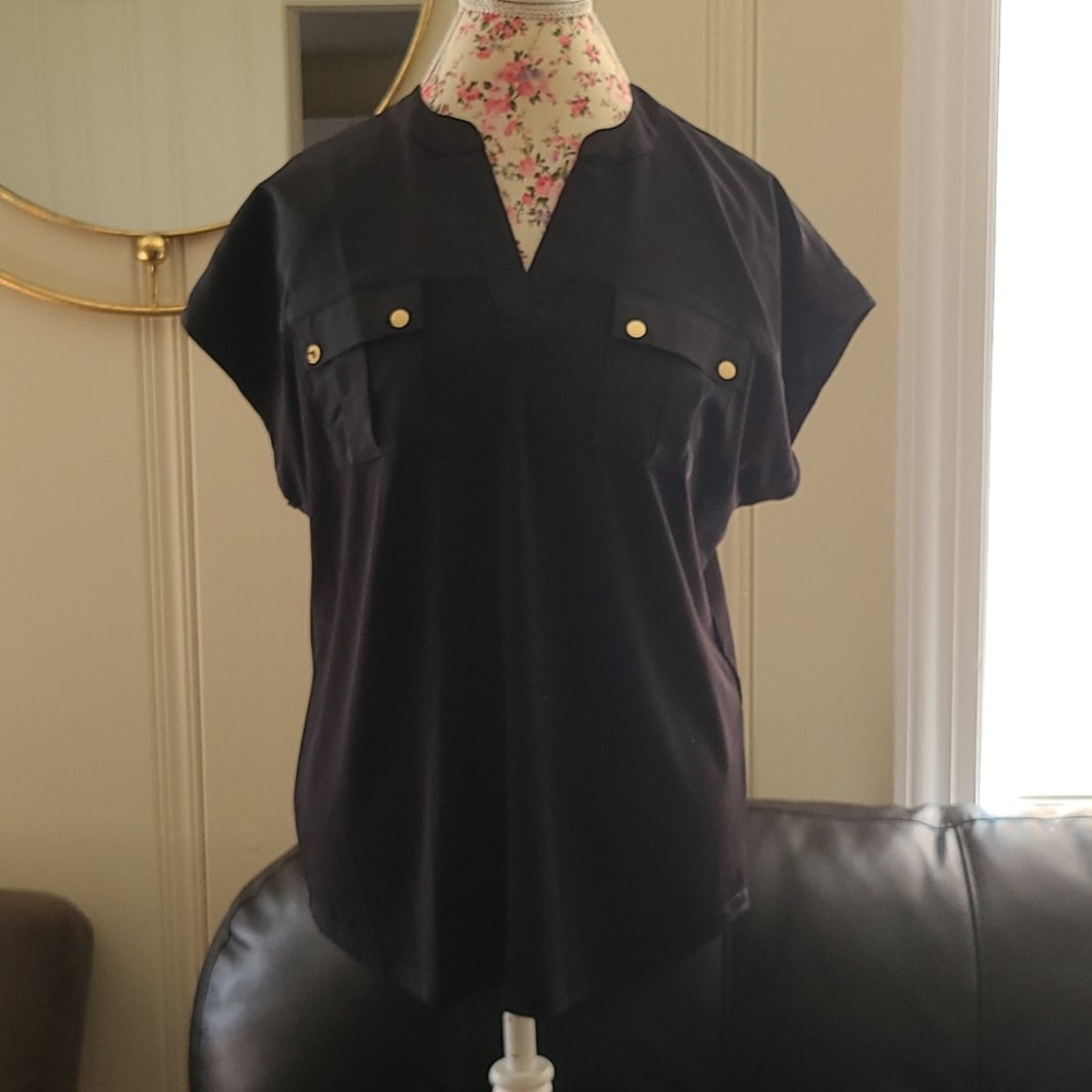 Blouse Black Calvin Klein